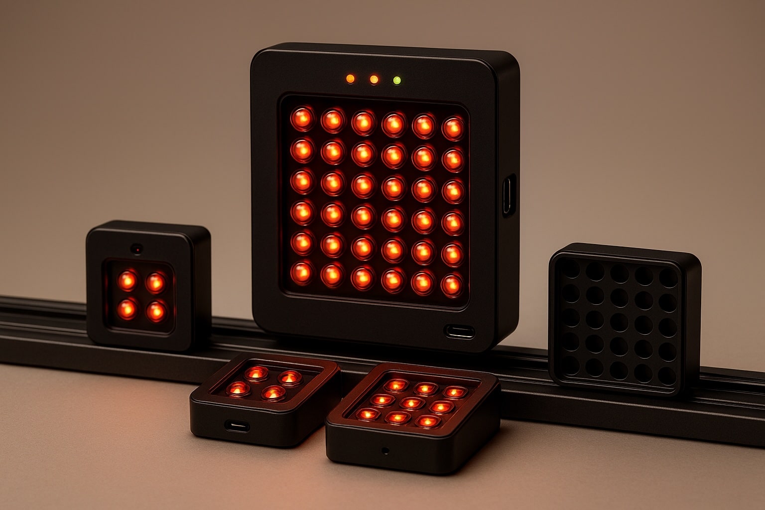Modular infrared LED lighting system designed for upgradeability and reuse