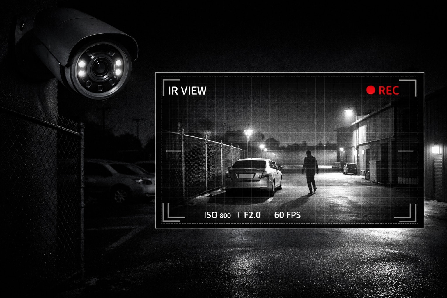 IR LED security vision