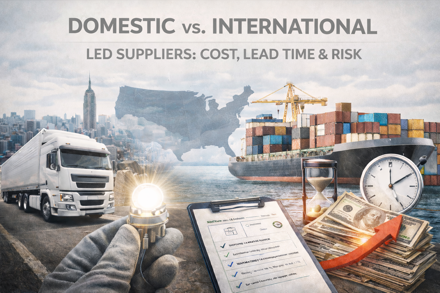 domestic vs. international led supplier