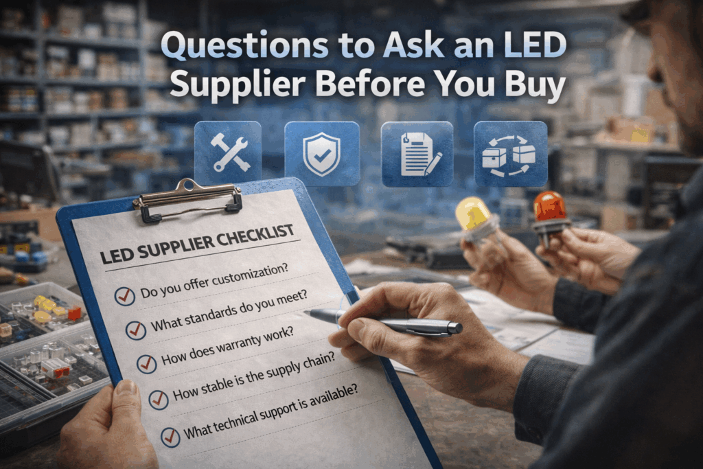questions to ask an LED Supplier before buying