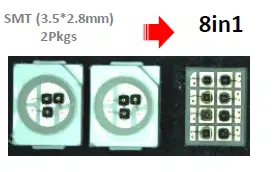 One 8-in-1 package replaces two SMT packages
